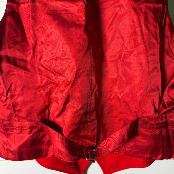 Brooks Brothers VINTAGE Red Wool Vest - Picture 4 of 9